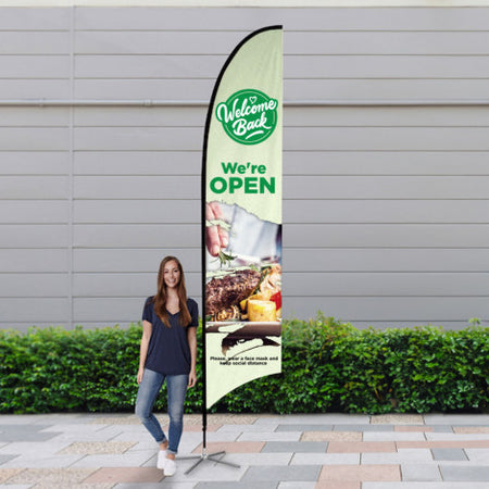 Large Feather Flag Kit - Simply Merchandise