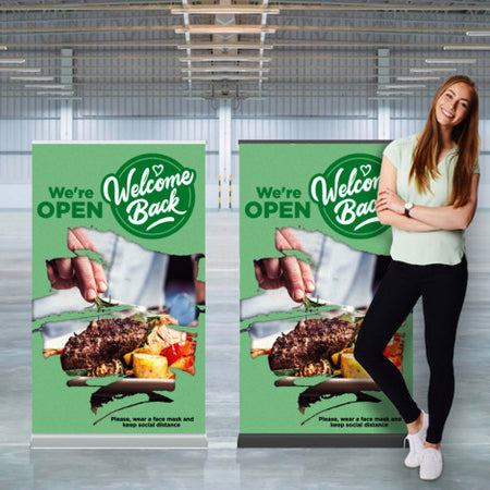 Luxury Pull Up Banner (SC Approved) - Simply Merchandise