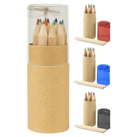 2in1 Colour Pencil Tube - Simply Merchandise