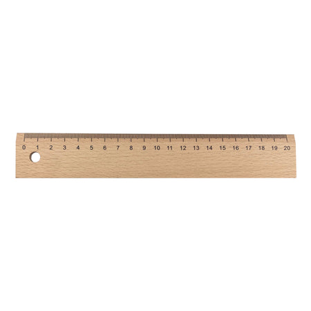 Wood Ruler 20cm - Simply Merchandise