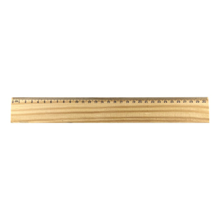 Wood Ruler 30cm - Simply Merchandise