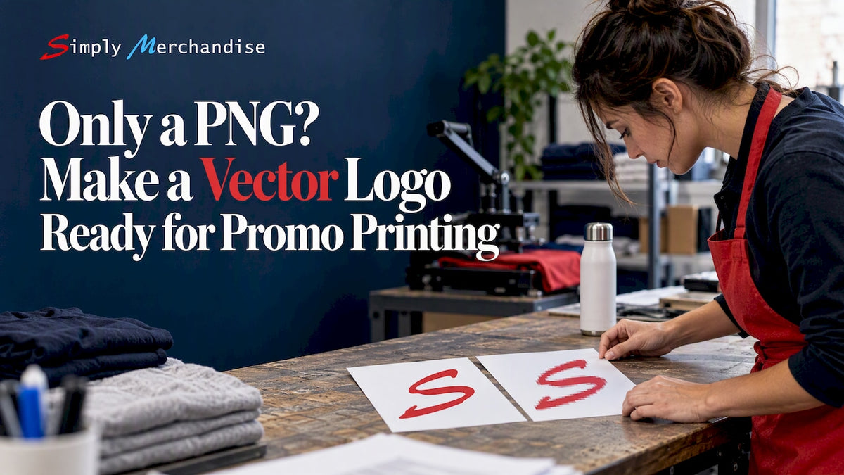 Crisp and softened logo print proofs