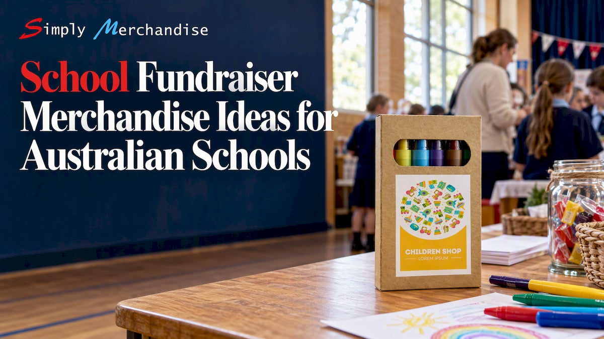 Crayon set displayed at a school fundraiser
