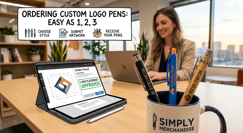 How to order custom branded pens