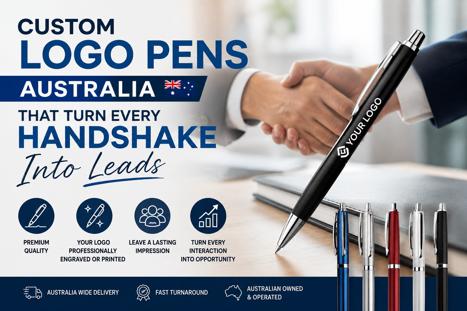 Custom Logo Pens Australia That Turn Every Handshake Into Leads