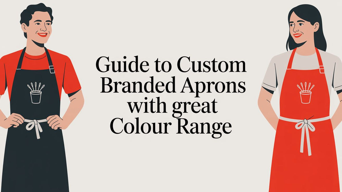 Guide to custom branded aprons with great colour range