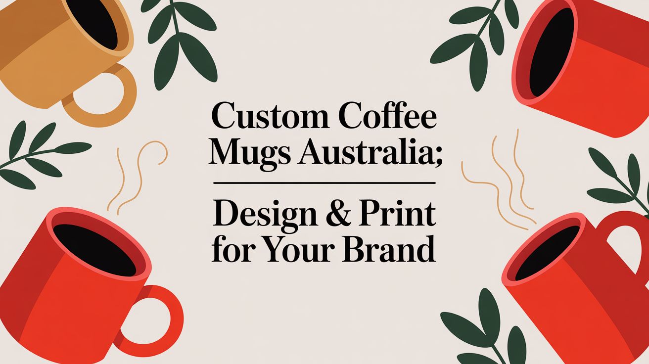 custom coffee mugs australia: Design & Print for Your Brand