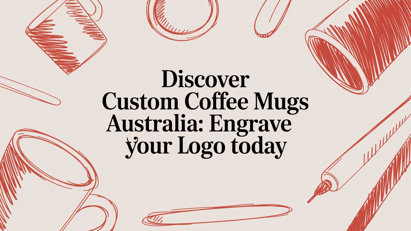 Discover custom coffee mugs australia: Engrave your logo today