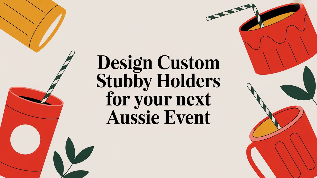 Design Custom Stubby Holders for Your Next Aussie Event