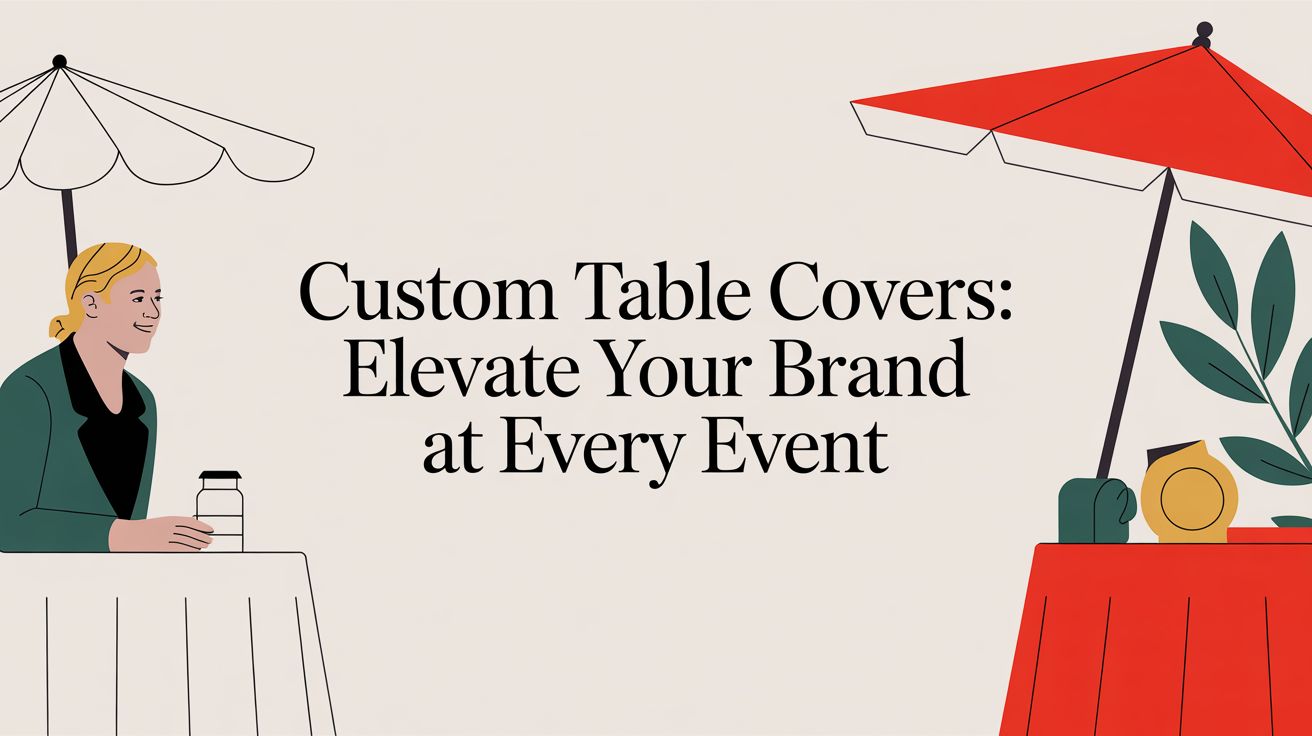 Custom Table Covers: Elevate Your Brand at Every Event