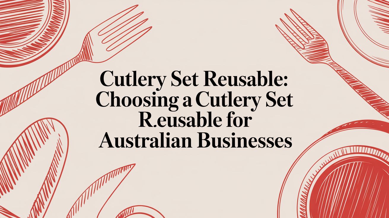 Cutlery Set Reusable: Choosing a cutlery set reusable for Australian Businesses