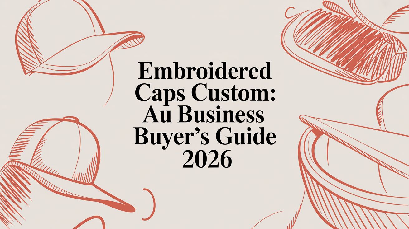 Embroidered Caps Custom: AU Business Buyer's Guide 2026