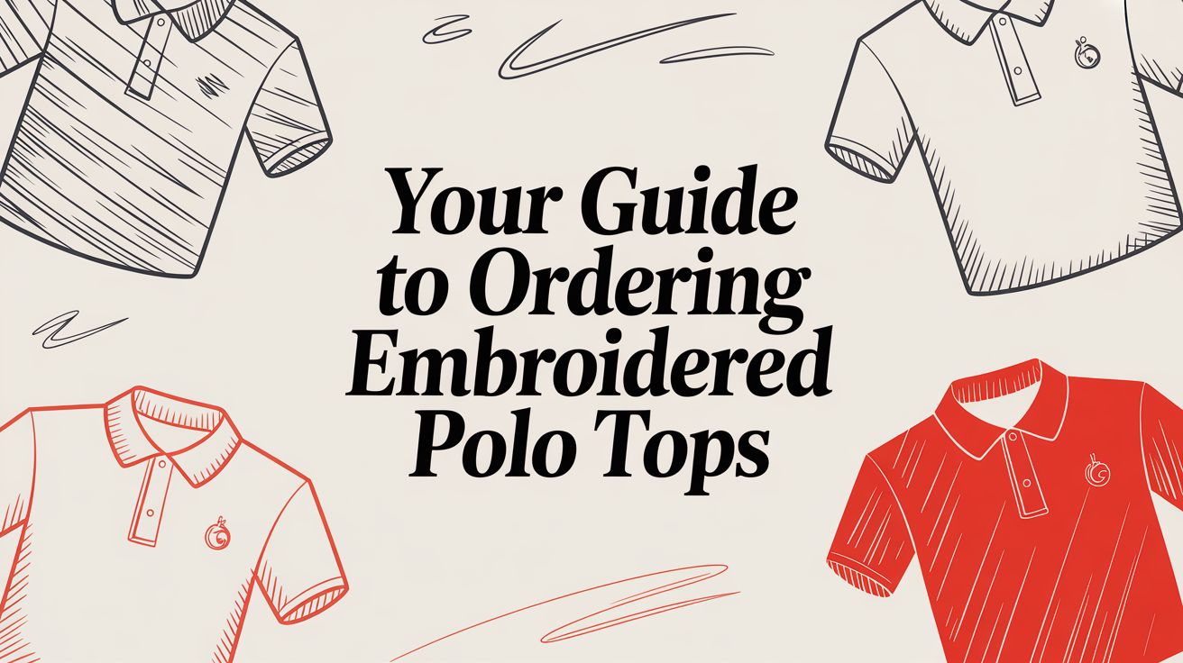 Your Guide to Ordering Embroidered Polo Tops