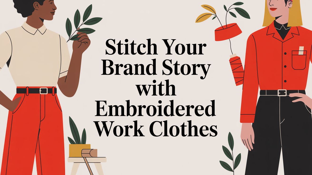 Stitch Your Brand Story with Embroidered Work Clothes