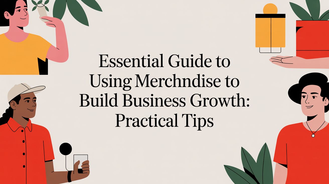 Essential guide to using merchandise to build business growth: practical tips