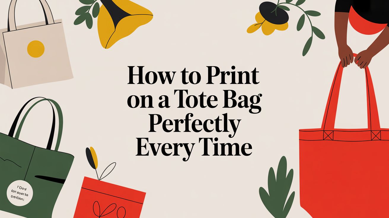 How to Print on a Tote Bag Perfectly Every Time