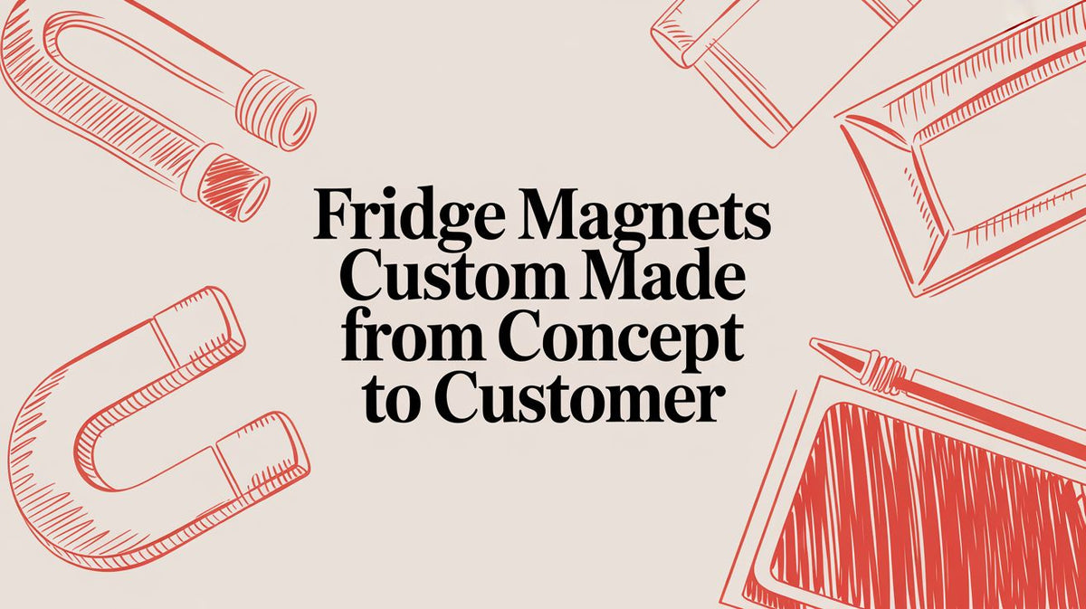 Fridge Magnets Custom Branded From Concept to Customer