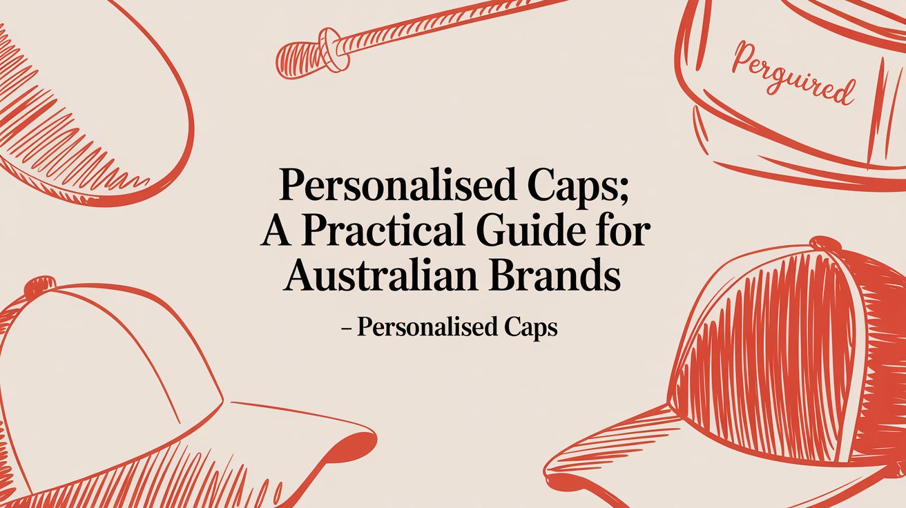 Personalised caps: A Practical Guide for Australian Brands – personalised caps