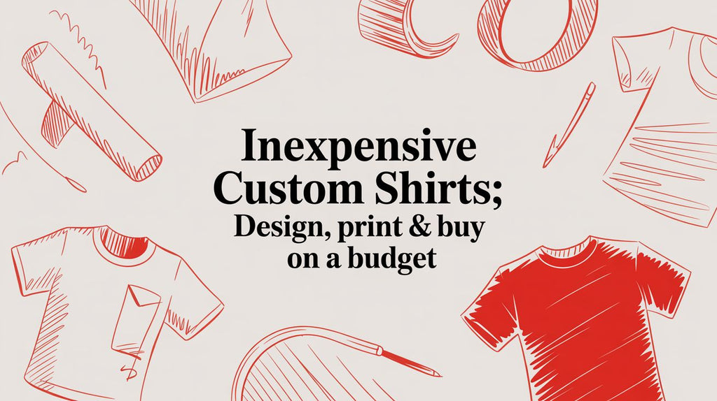 inexpensive custom shirts: design, print & buy on a budget
