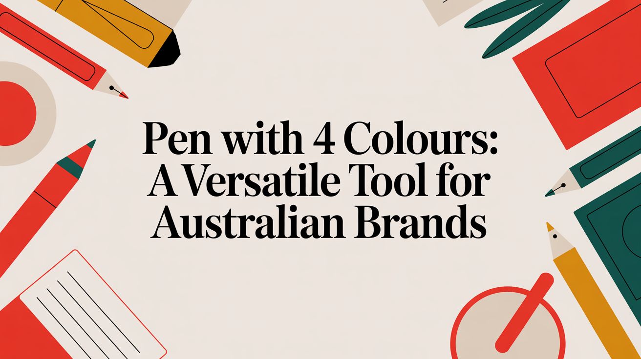 Pen with 4 colours: A Versatile Tool for Australian Brands