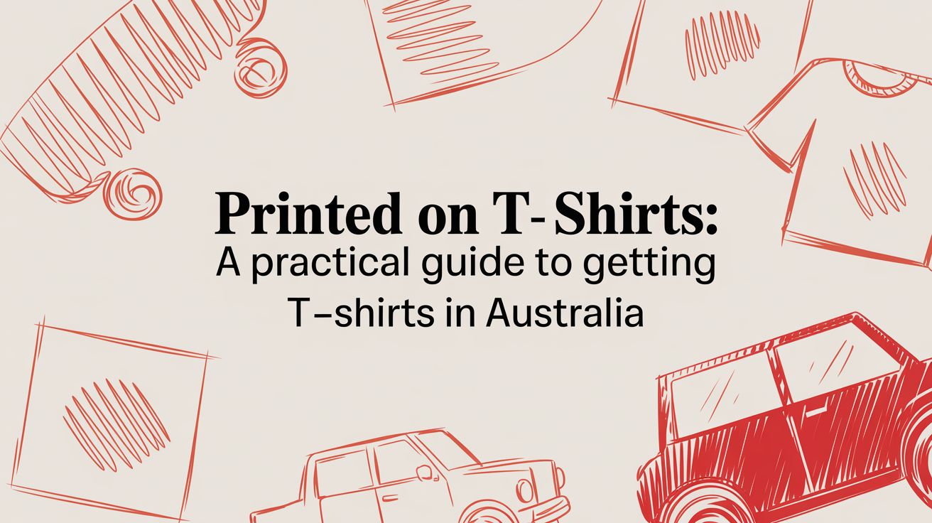 Printed on t shirts: A Practical Guide to Getting T-Shirts in Australia