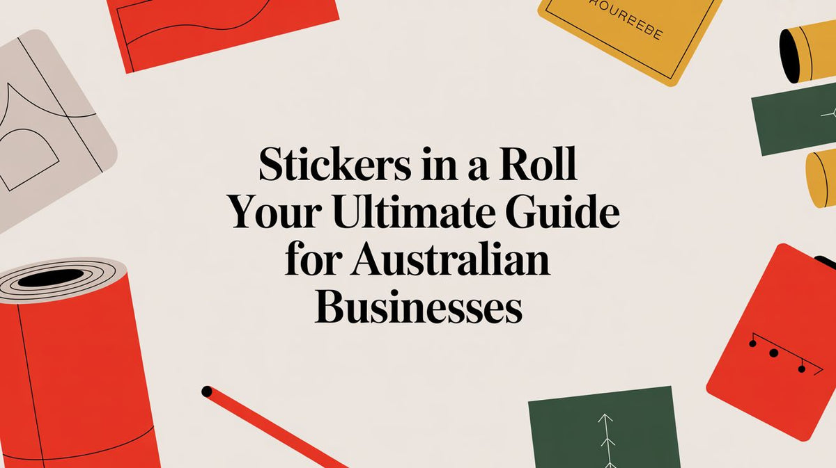 Stickers in a Roll Your Ultimate Guide for Australian Businesses