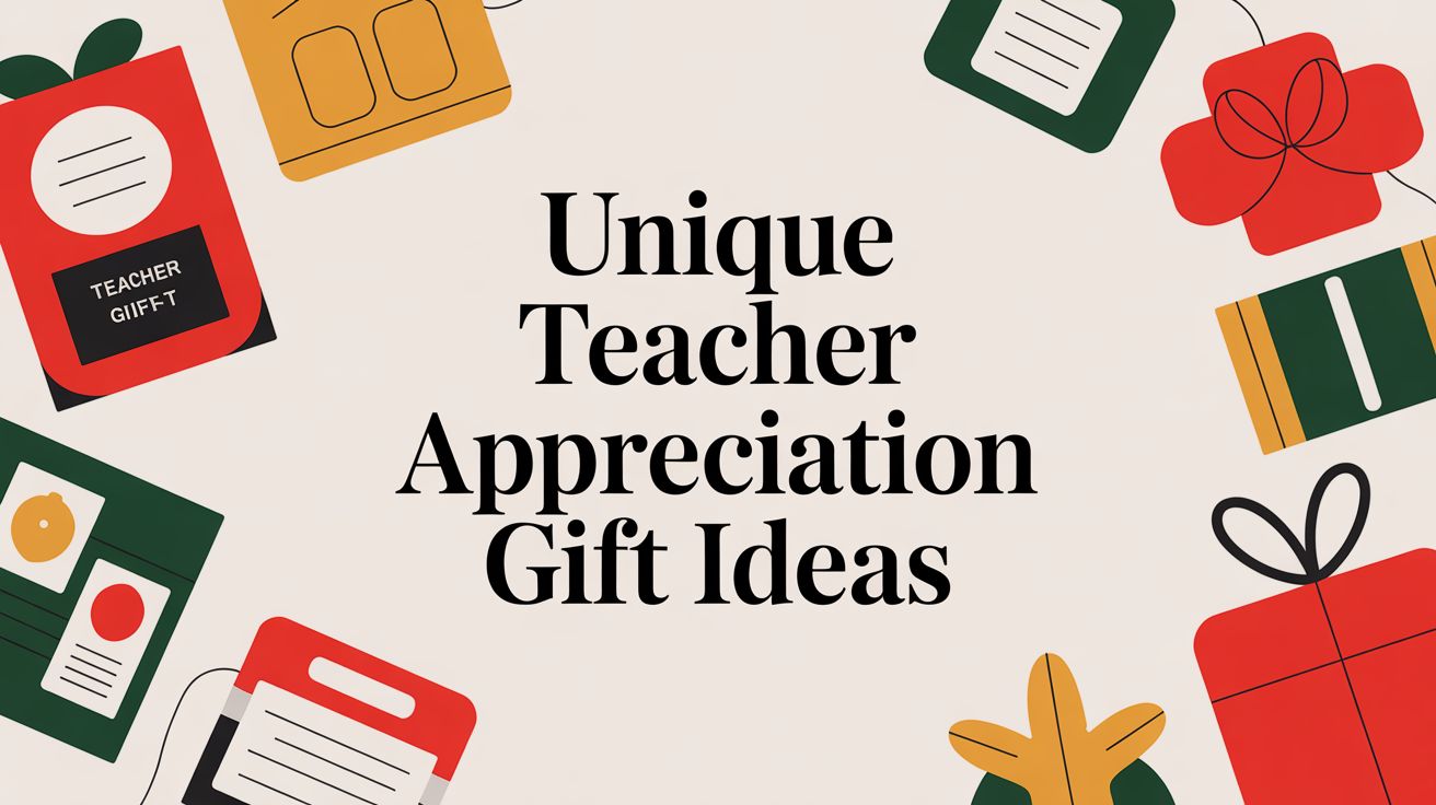 Unique Teacher Appreciation Gift Ideas