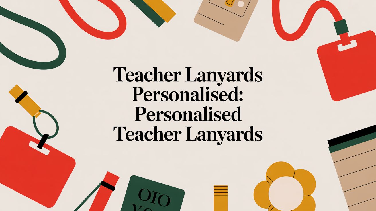 Teacher lanyards personalised: Personalised Teacher Lanyards