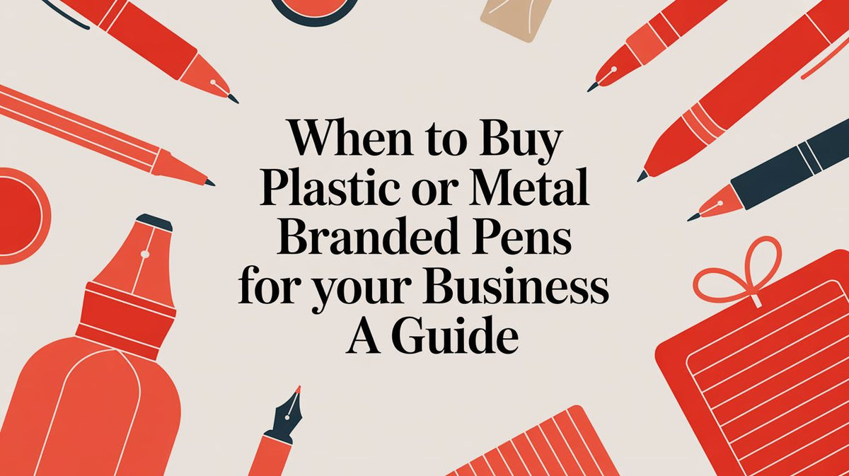 When to Buy Plastic or Metal Branded Pens for Your Business A Guide
