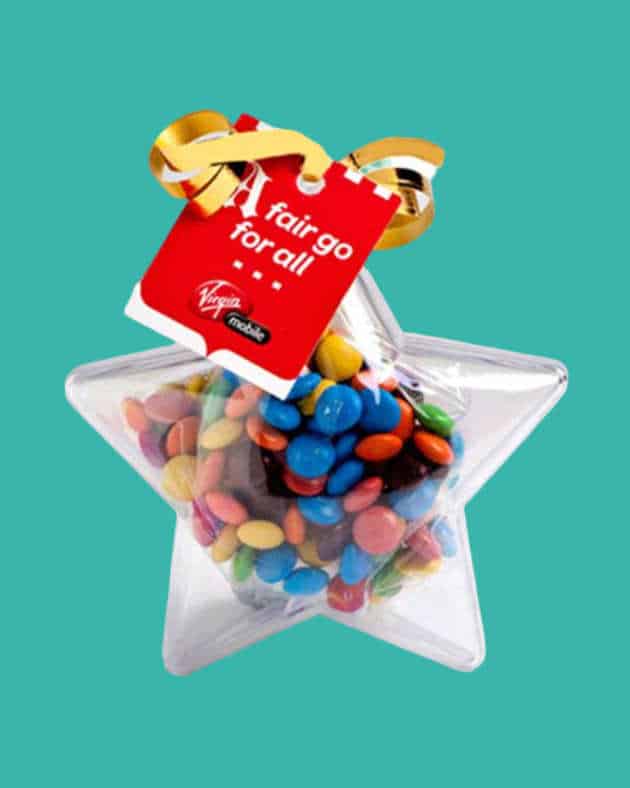 Acrylic Stars Fill with Lollies - Simply Merchandise