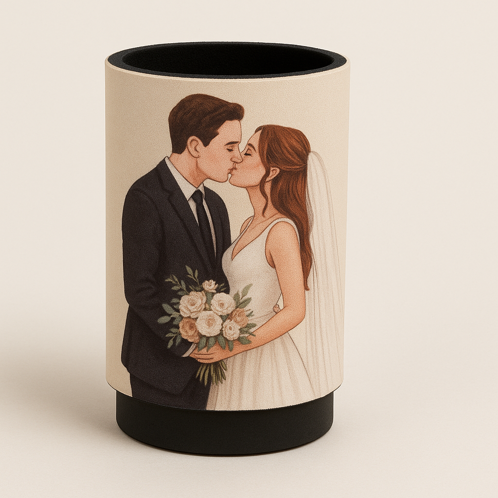 Wedding Neoprene Stubby Holders with a base - Simply Merchandise