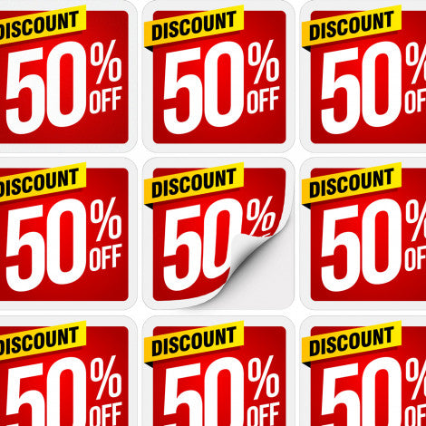 AD Labels 50 x 50mm - Simply Merchandise