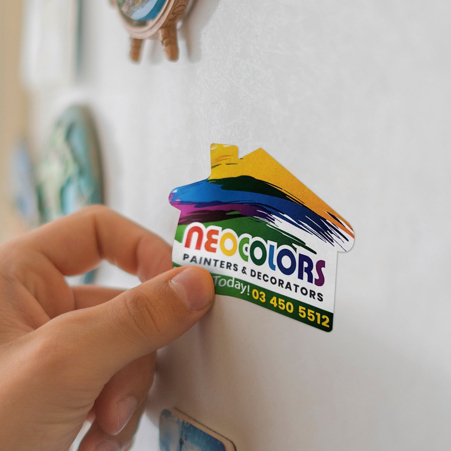 AD Labels 70 x 50mm - House Shaped - Simply Merchandise
