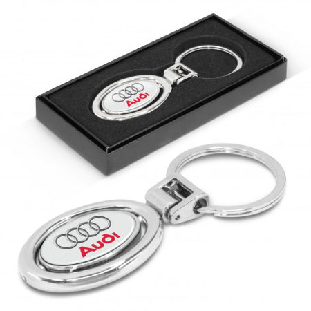 Spinning Metal Key Ring - Simply Merchandise