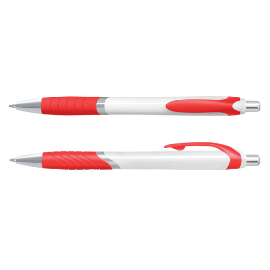 Jet Pen -  White Barrel with custom branded logo - Simply Merchandise