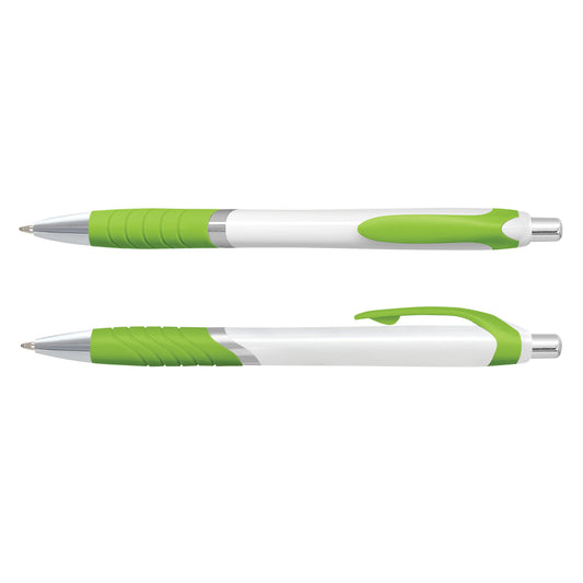 Jet Pen -  White Barrel with custom branded logo - Simply Merchandise
