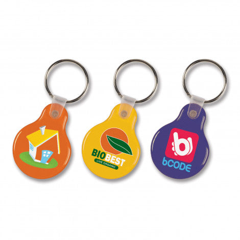 Flexi Resin Key Ring - Round  - Simply Merchandise