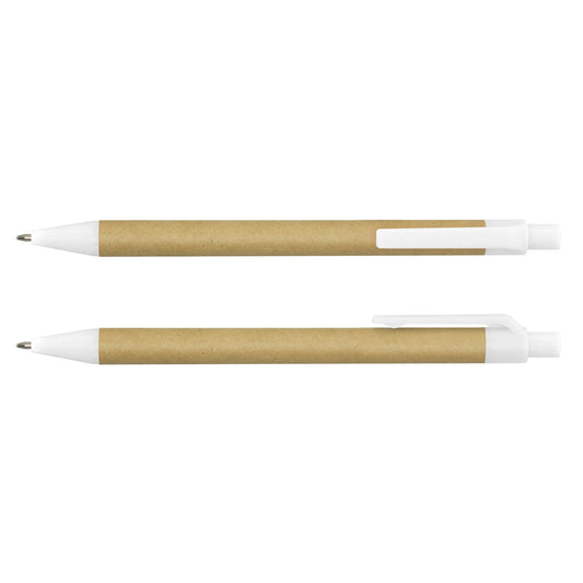 Kraft Pen with custom branded logo - Simply Merchandise