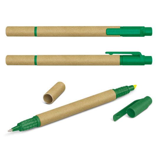 Kraft Pen Highlighter with custom branded logo - Simply Merchandise