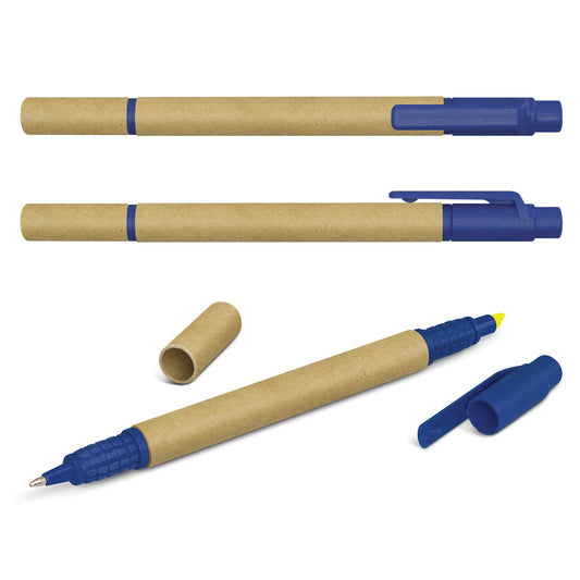 Kraft Pen Highlighter with custom branded logo - Simply Merchandise