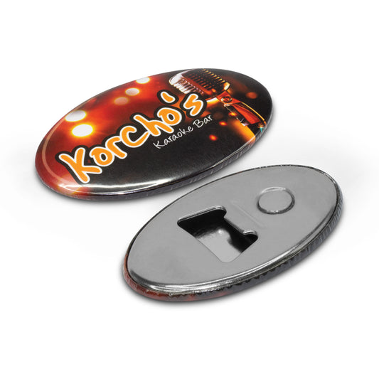 Fridge Magnet Bottle Opener with custom branded logo - Simply Merchandise