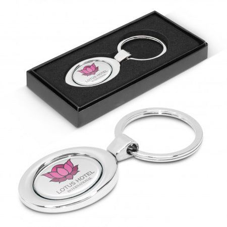 Oval Metal Key Ring - Simply Merchandise