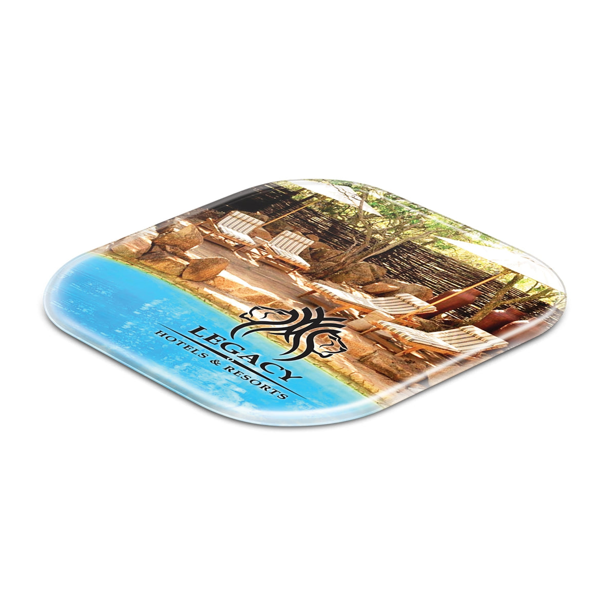 Clarion Coaster with custom branded logo - Simply Merchandise
