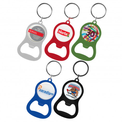 Chevron Bottle Opener Key Ring - Simply Merchandise