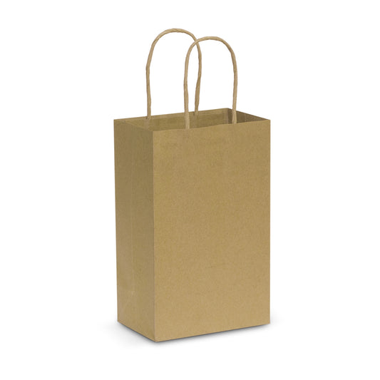 Paper Carry Bag - Small with custom branded logo - Simply Merchandise