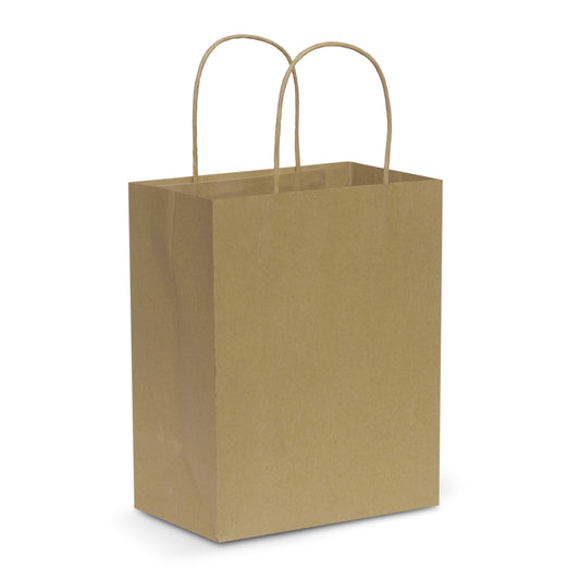 Paper Carry Bag - Medium with custom branded logo - Simply Merchandise