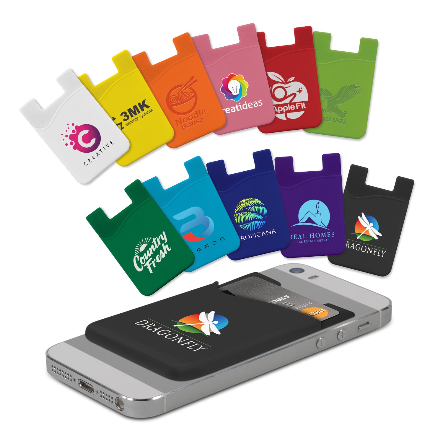 Silicone Phone Wallet - Simply Merchandise