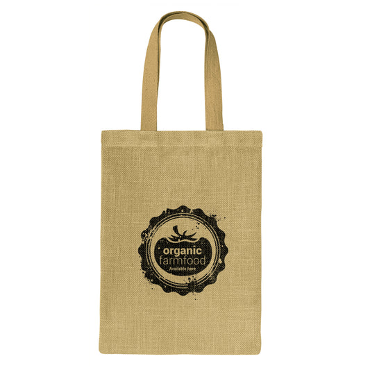 Zeta Jute Tote Bag - Simply Merchandise