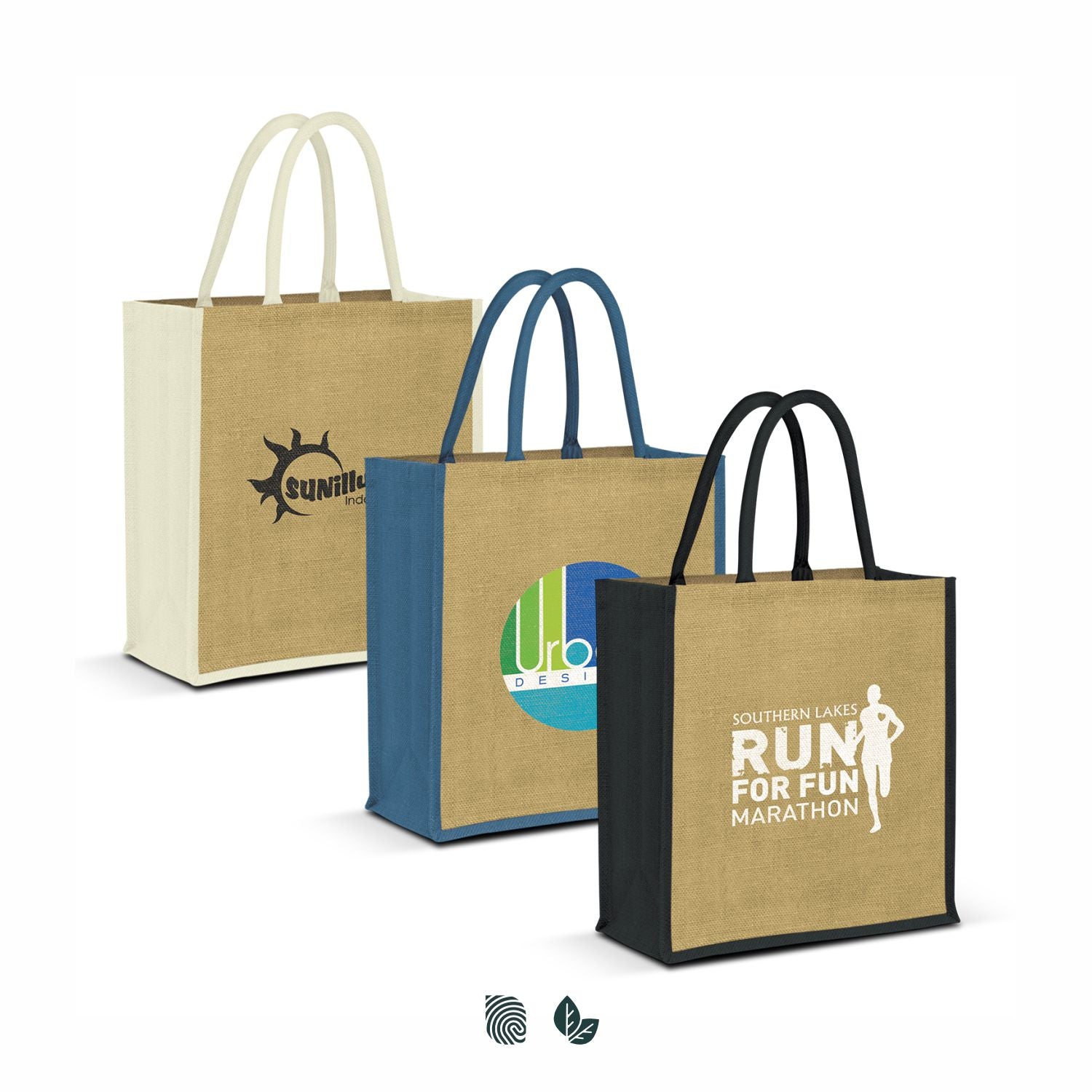 Lanza Jute Tote Bag - Simply Merchandise