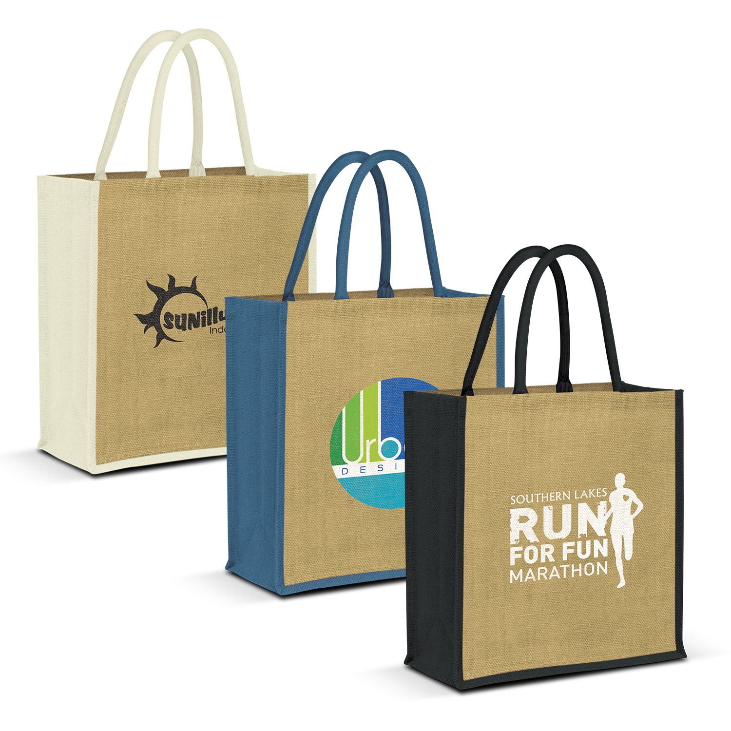 Lanza Jute Tote Bag - Simply Merchandise